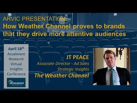 How The Weather Channel Proves Attentive Audiences to Brands Using T-Vision Data
