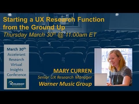 Starting a UX Research Function from the Ground Up
