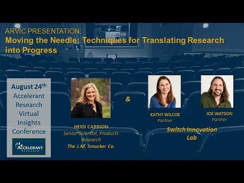 Moving the Needle: Techniques for Translating Research into Progress