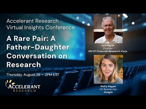 Generations in Research: A Father-Daughter Conversation on Careers, Methods, and the Industry's Evolution