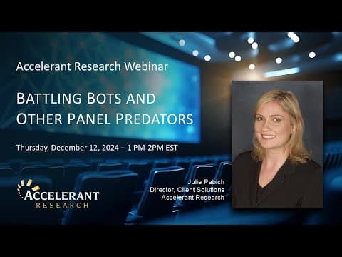 Battling Bots and Other Online Predators in Market Research