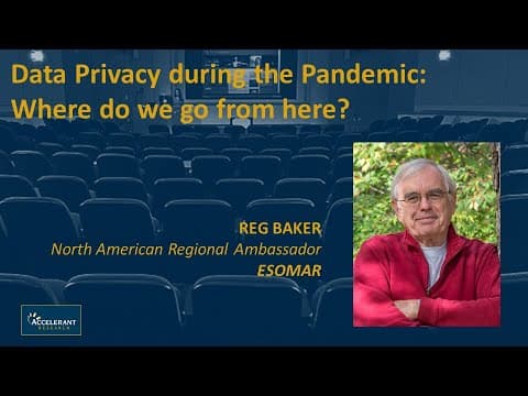 Data Privacy in a Pandemic: What COVID-19 Means for Personal Data Collection and the Research Industry
