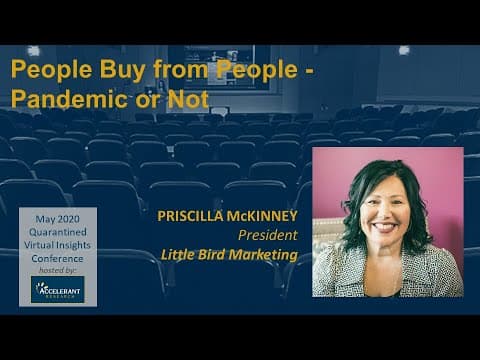 People Buy from People: Pandemic or Not