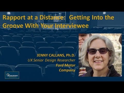 Rapport at a Distance: Getting Into the Groove With Your Interviewee