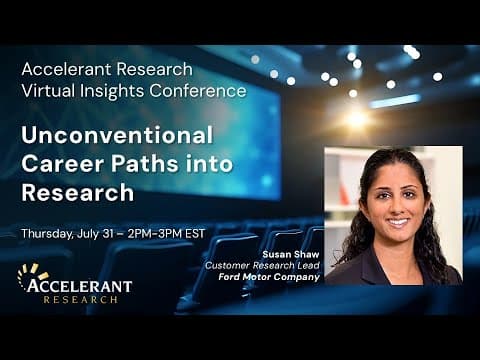 The Unconventional Path to UX Research: From Engineering to Ford