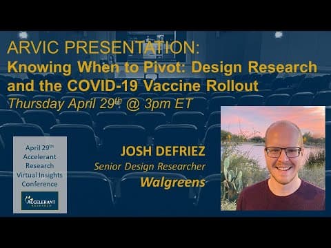 Research and Anxiety: Lessons from the COVID-19 Vaccine Rollout at Walgreens