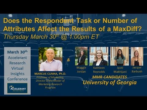 Does the Respondent Task or Number of Attributes Affect MaxDiff Results?