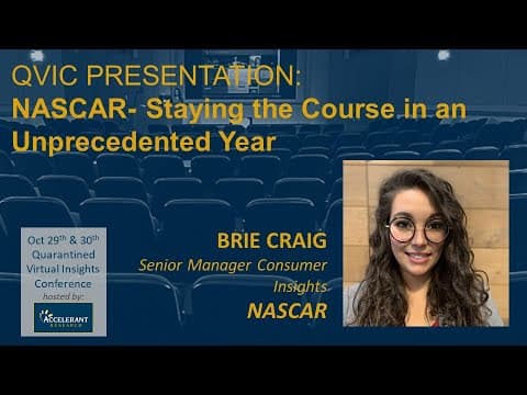 Staying the Course: How NASCAR's Consumer Insights Team Navigated an Unprecedented Year