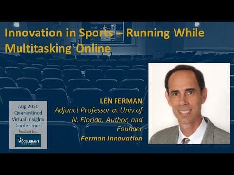 Innovation in Sports: Running While Multitasking Online