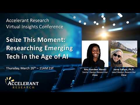 Seize the Moment: Researching Emerging Tech in the Age of AI